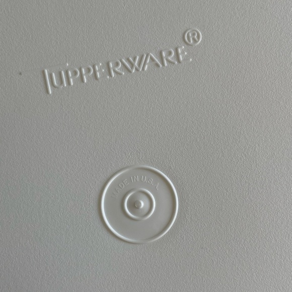 (8) Vintage Tupperware Slotted Food Lunch Dinner Trays - Picture 6 of 9